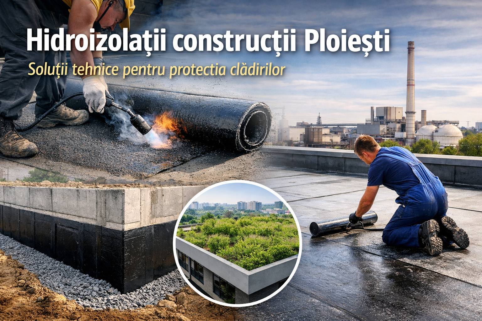 Hidroizolații construcții Ploiești – cum se construiește protecția reală a unei clădiri