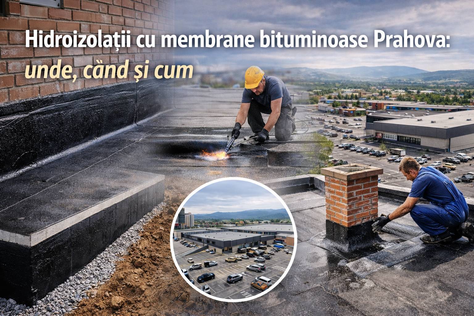 Hidroizolații cu membrane bituminoase Prahova: unde, când și cum